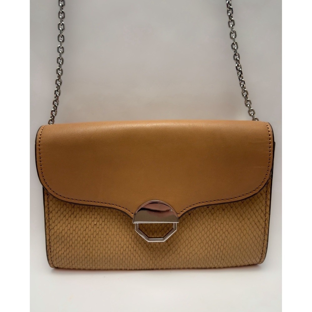 $178 leather bag Cross Body True Tan Lo-Sonye Small Purse Clutch (Louise Et Cie)